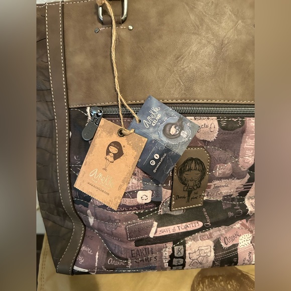 NWT. Anekke Iceland Tote bag mehrfarbig, with Dust bag. - Picture 10 of 16